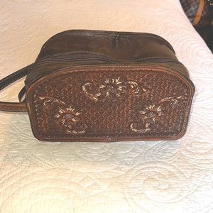 Shaving bag.  Brand new! Genuine Leather.